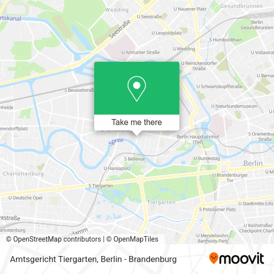 Карта Amtsgericht Tiergarten