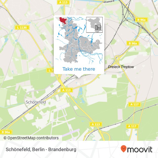 Карта Schönefeld