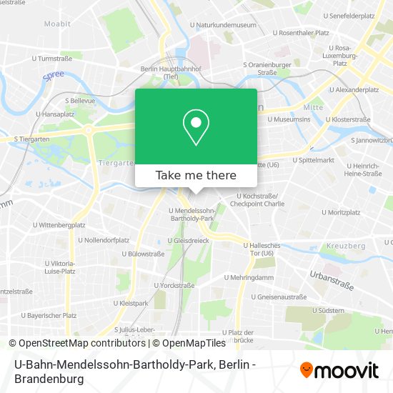 Карта U-Bahn-Mendelssohn-Bartholdy-Park