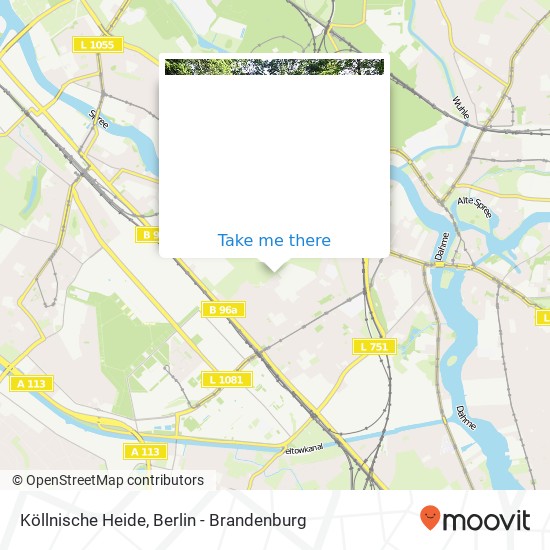 Köllnische Heide map