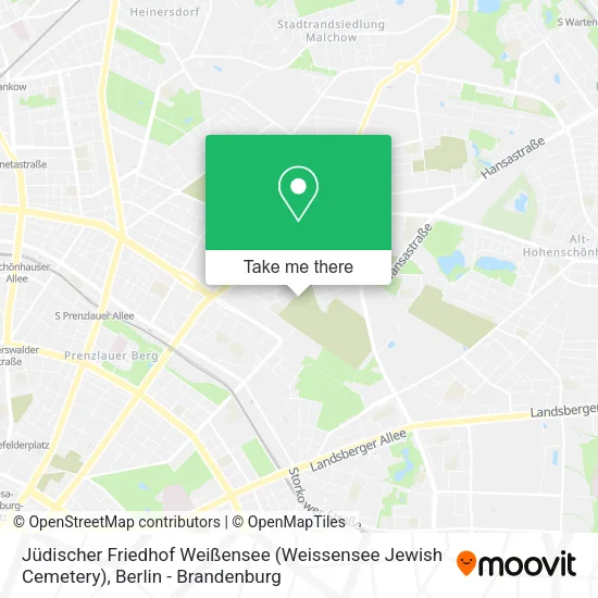 Jüdischer Friedhof Weißensee (Weissensee Jewish Cemetery) map