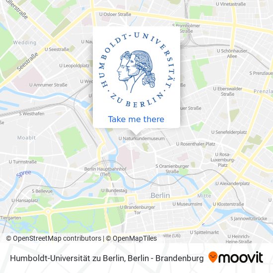 Humboldt-Universität zu Berlin map