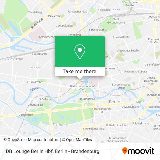 Карта DB Lounge Berlin Hbf