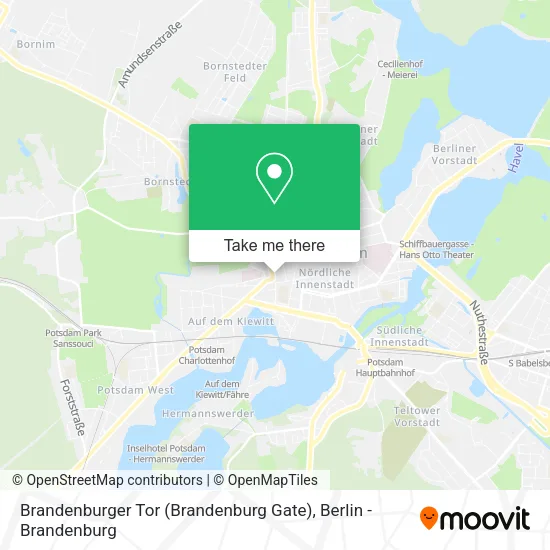 Карта Brandenburger Tor (Brandenburg Gate)
