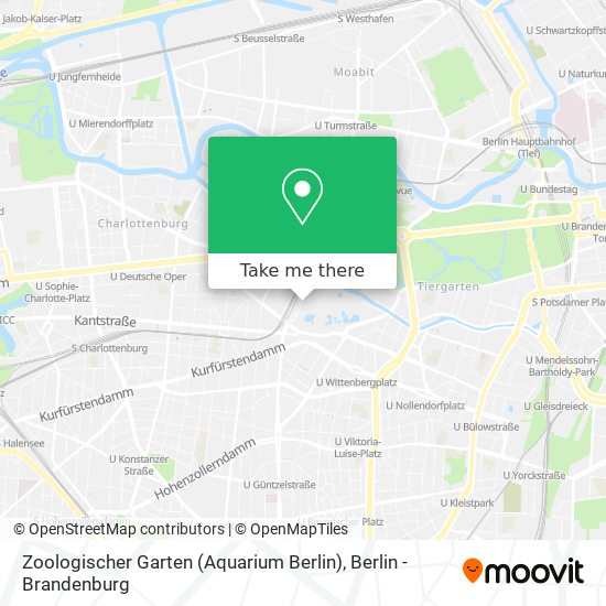 Карта Zoologischer Garten (Aquarium Berlin)