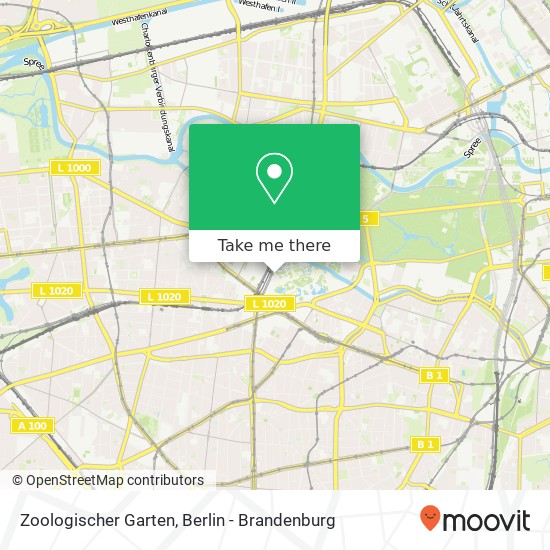 Zoologischer Garten map