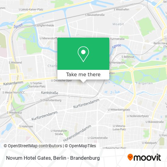 Novum Hotel Gates map