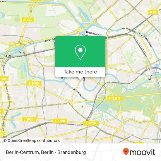 Berlin-Centrum map