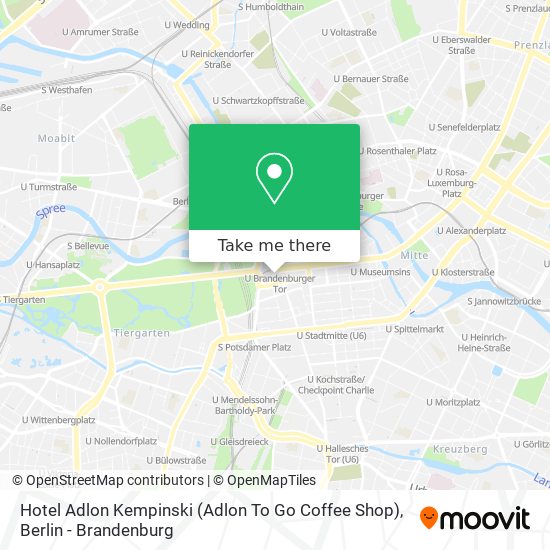 Hotel Adlon Kempinski (Adlon To Go Coffee Shop) map