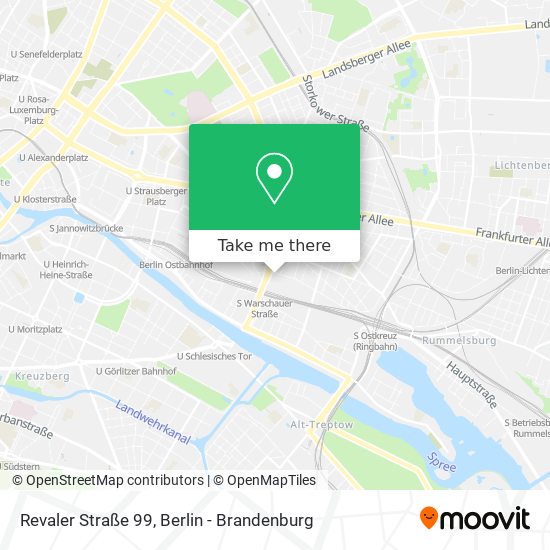 Revaler Straße 99 map