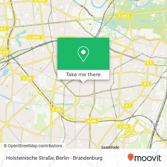 Holsteinische Straße map
