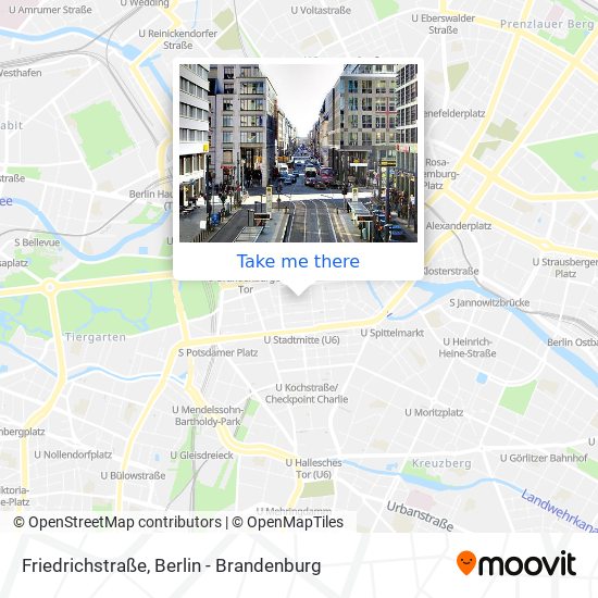 Карта Friedrichstraße