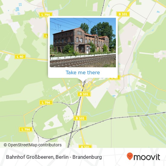 Bahnhof Großbeeren map