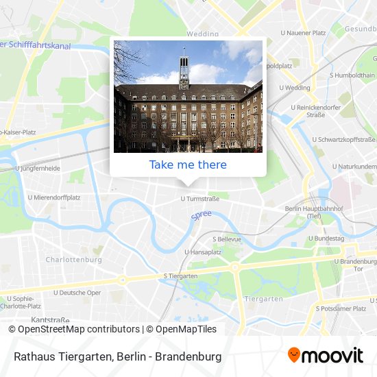 Rathaus Tiergarten map