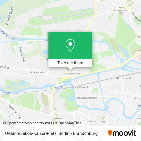 Карта U-Bahn-Jakob-Kaiser-Platz