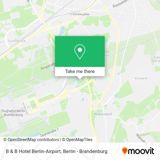 Карта B & B Hotel Berlin-Airport