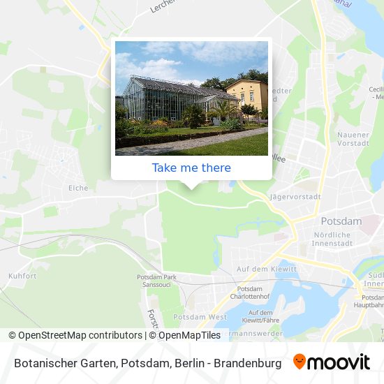 Botanischer Garten, Potsdam map