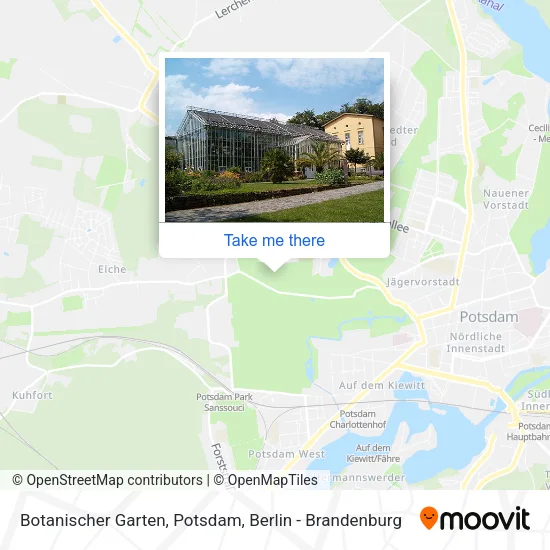 Карта Botanischer Garten, Potsdam