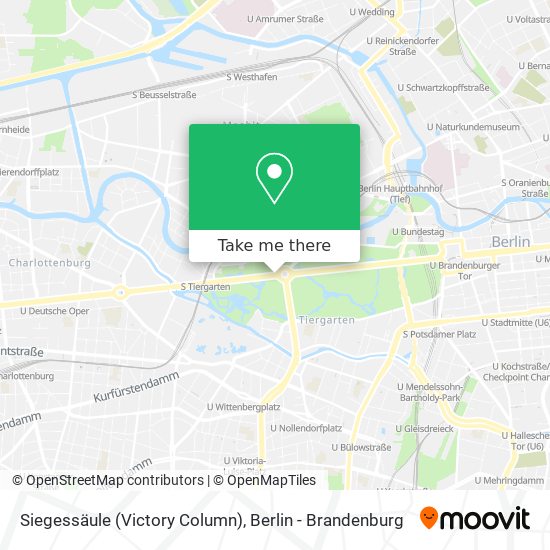 Siegessäule (Victory Column) map