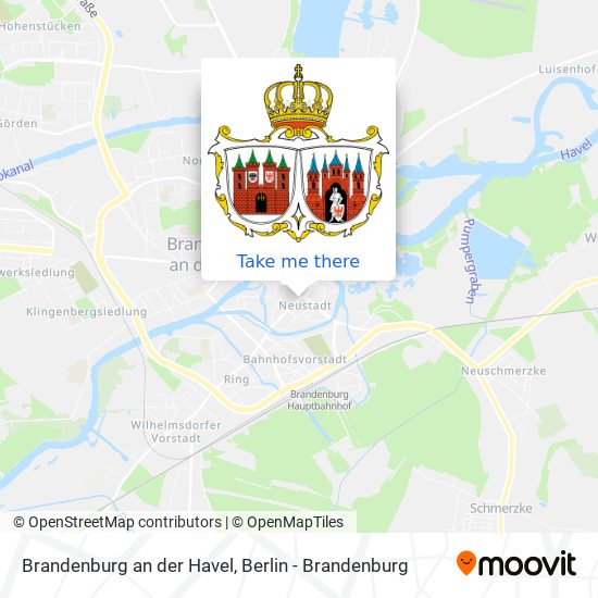 Карта Brandenburg an der Havel