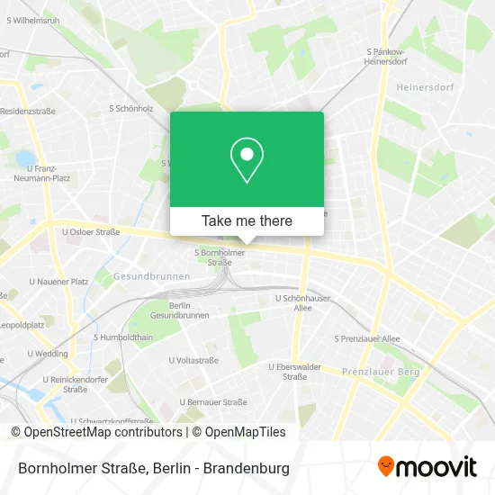 Bornholmer Straße map