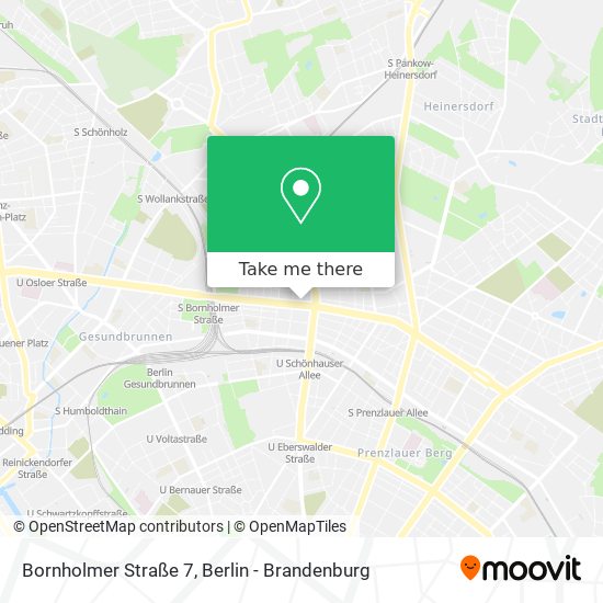 Bornholmer Straße 7 map