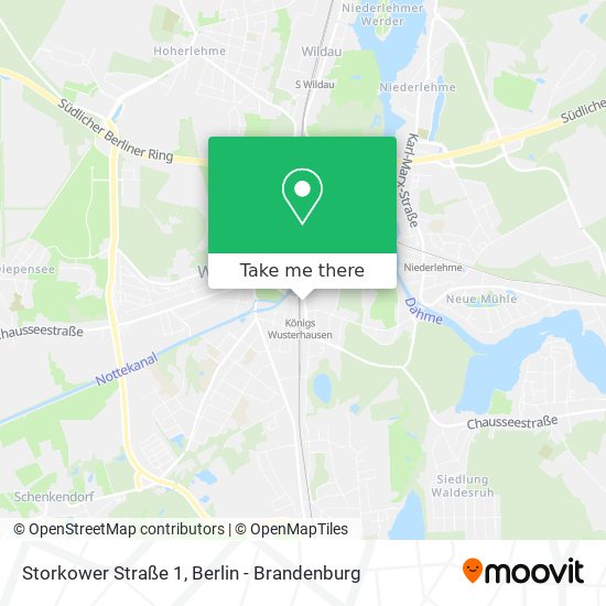 Карта Storkower Straße 1