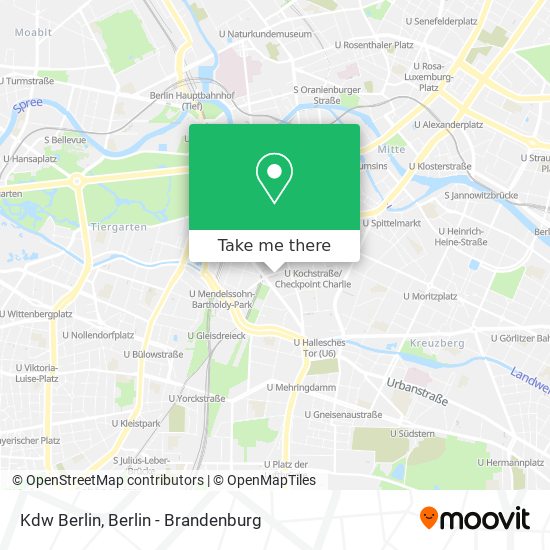 Карта Kdw Berlin