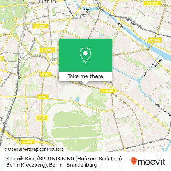 Sputnik Kino (SPUTNIK KINO (Höfe am Südstern) Berlin Kreuzberg) map