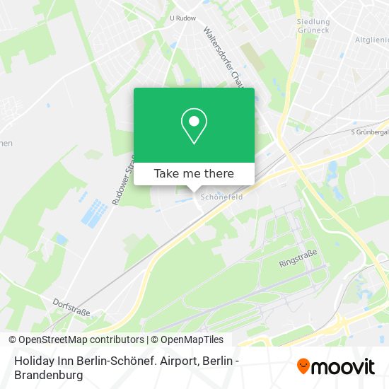 Holiday Inn Berlin-Schönef. Airport map