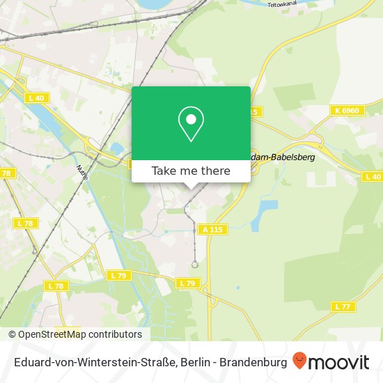 Карта Eduard-von-Winterstein-Straße
