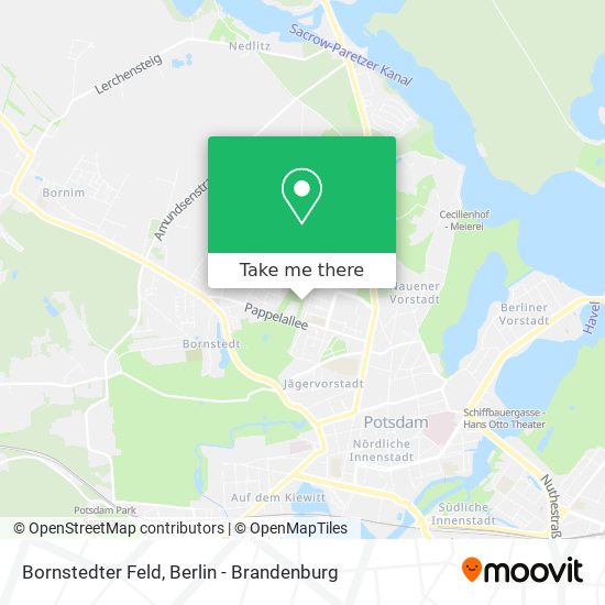 Bornstedter Feld map