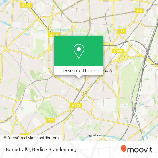 Карта Bornstraße
