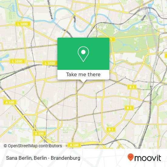 Sana Berlin map