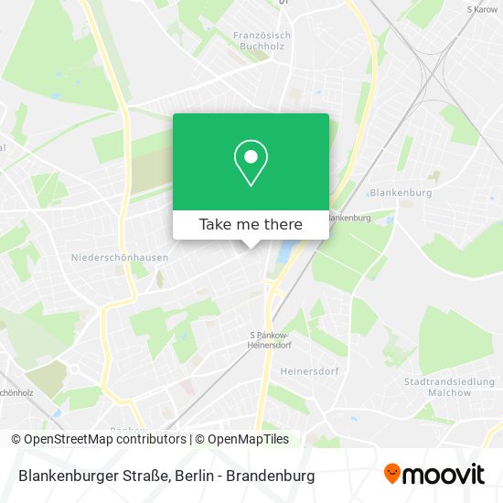 Blankenburger Straße map