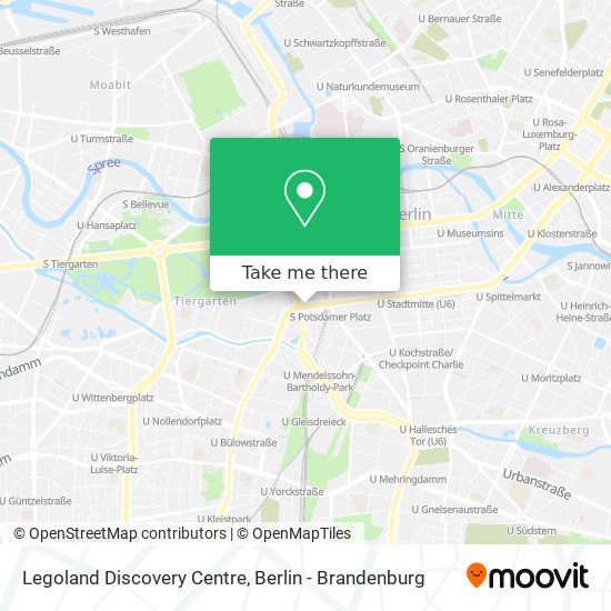 Legoland Discovery Centre map