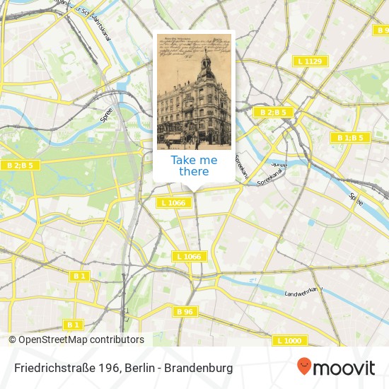 Friedrichstraße 196 map