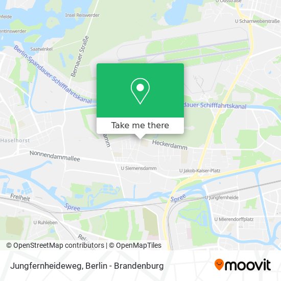 Jungfernheideweg map