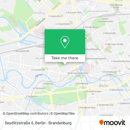 Seydlitzstraße 6 map