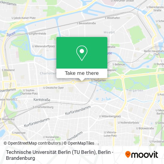 Карта Technische Universität Berlin (TU Berlin)