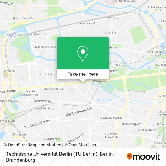 Technische Universität Berlin (TU Berlin) map