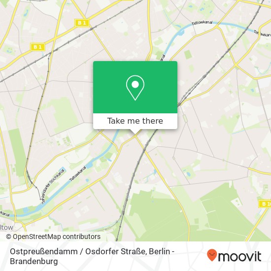 Ostpreußendamm / Osdorfer Straße map