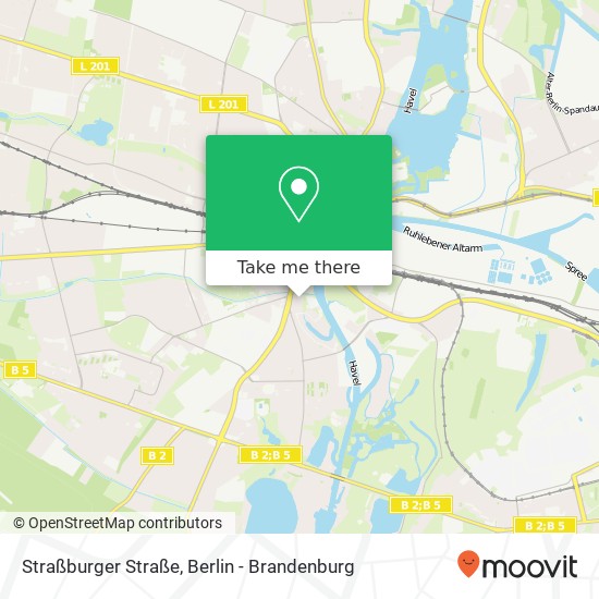 Карта Straßburger Straße