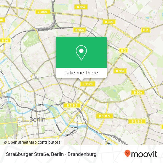 Straßburger Straße map