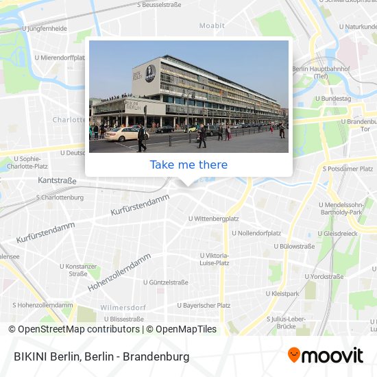 BIKINI Berlin map