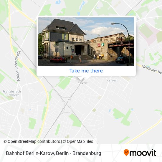 Карта Bahnhof Berlin-Karow