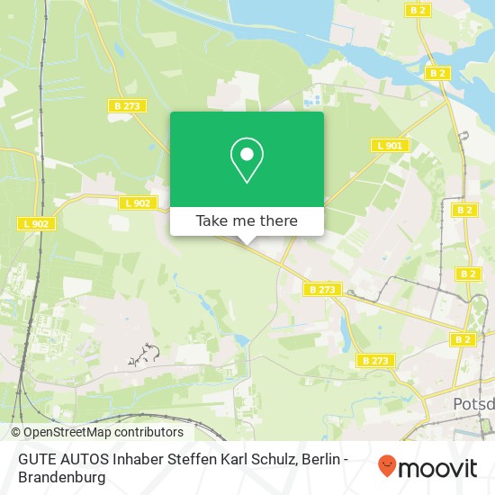 Карта GUTE AUTOS Inhaber Steffen Karl Schulz