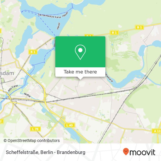 Scheffelstraße map