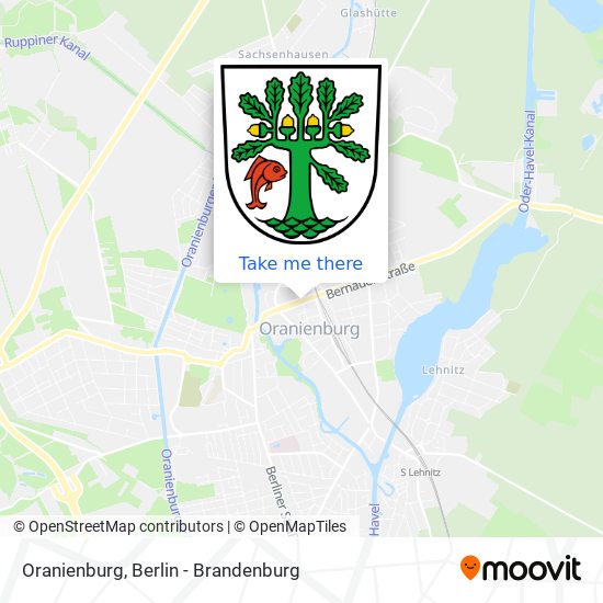 Oranienburg map