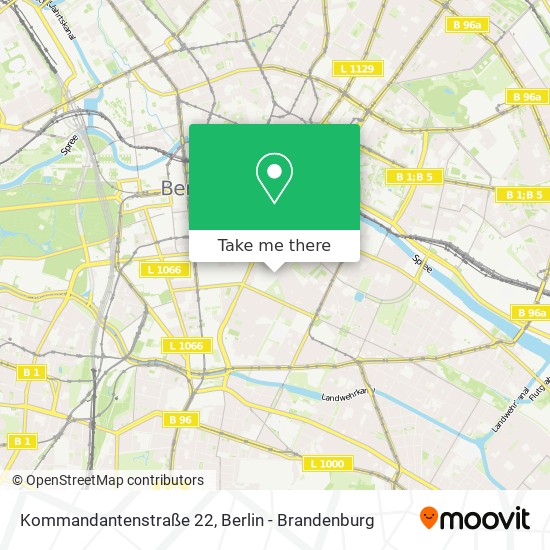 Kommandantenstraße 22 map